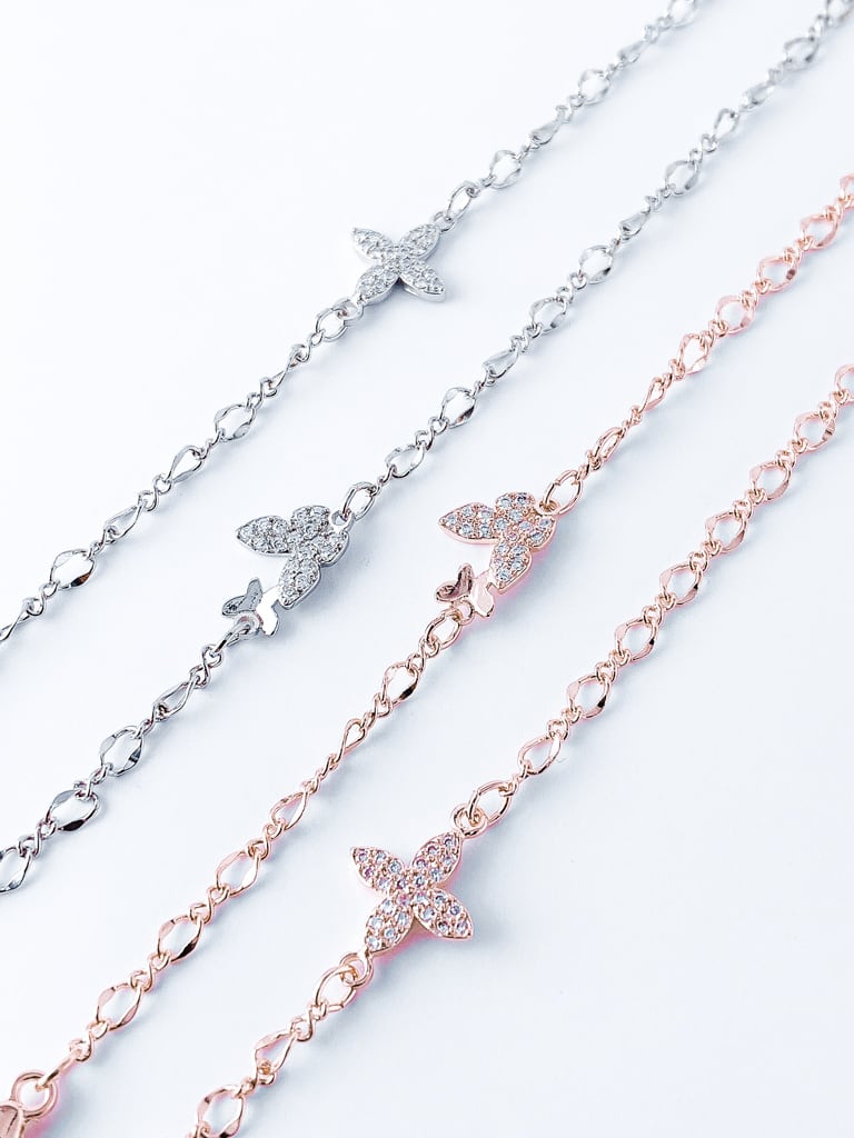 【マスクチェーン】Butterfly & Star crystal
