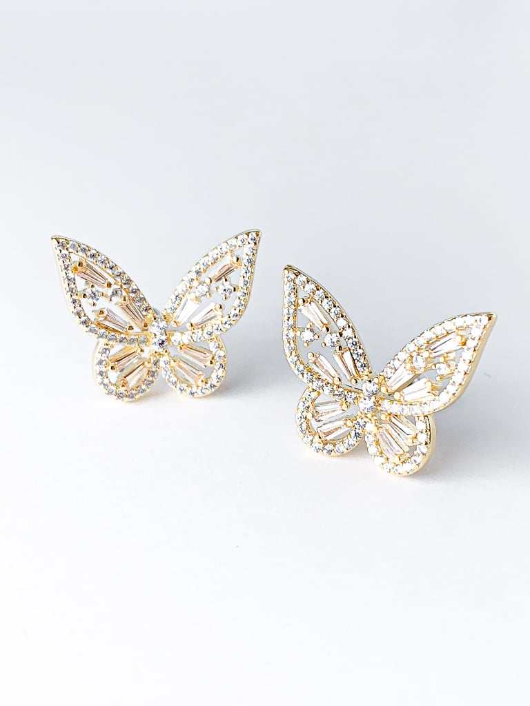 Crystal Butterfly (M size／金属アレルギー対応Ver.）