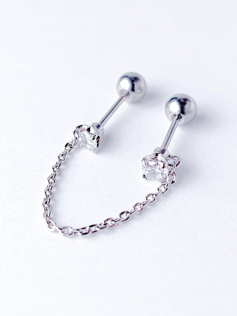 Double stone chain (金属アレルギー対応)