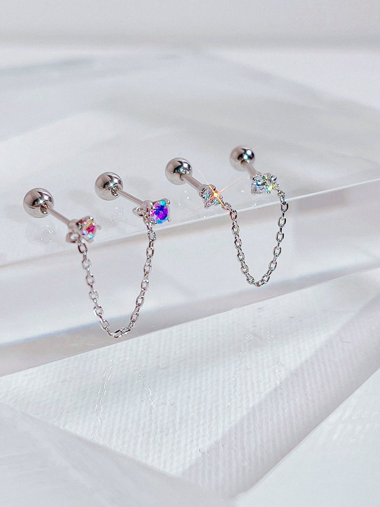 Double stone chain (金属アレルギー対応)