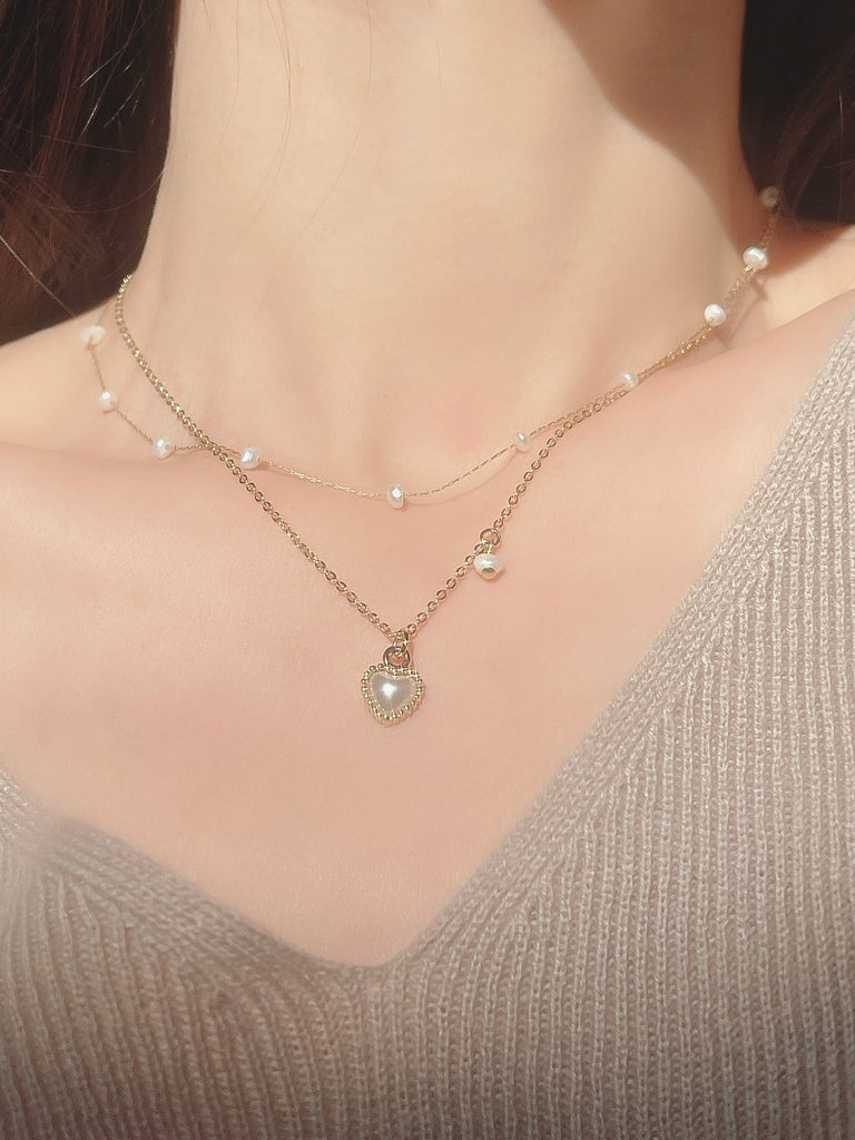Thin pearl neck Ⅱ (淡水真珠)