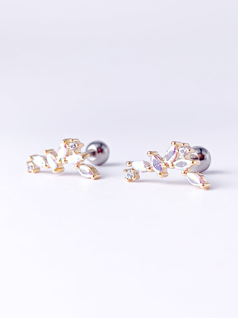 Crystal leaf (金属アレルギー対応)