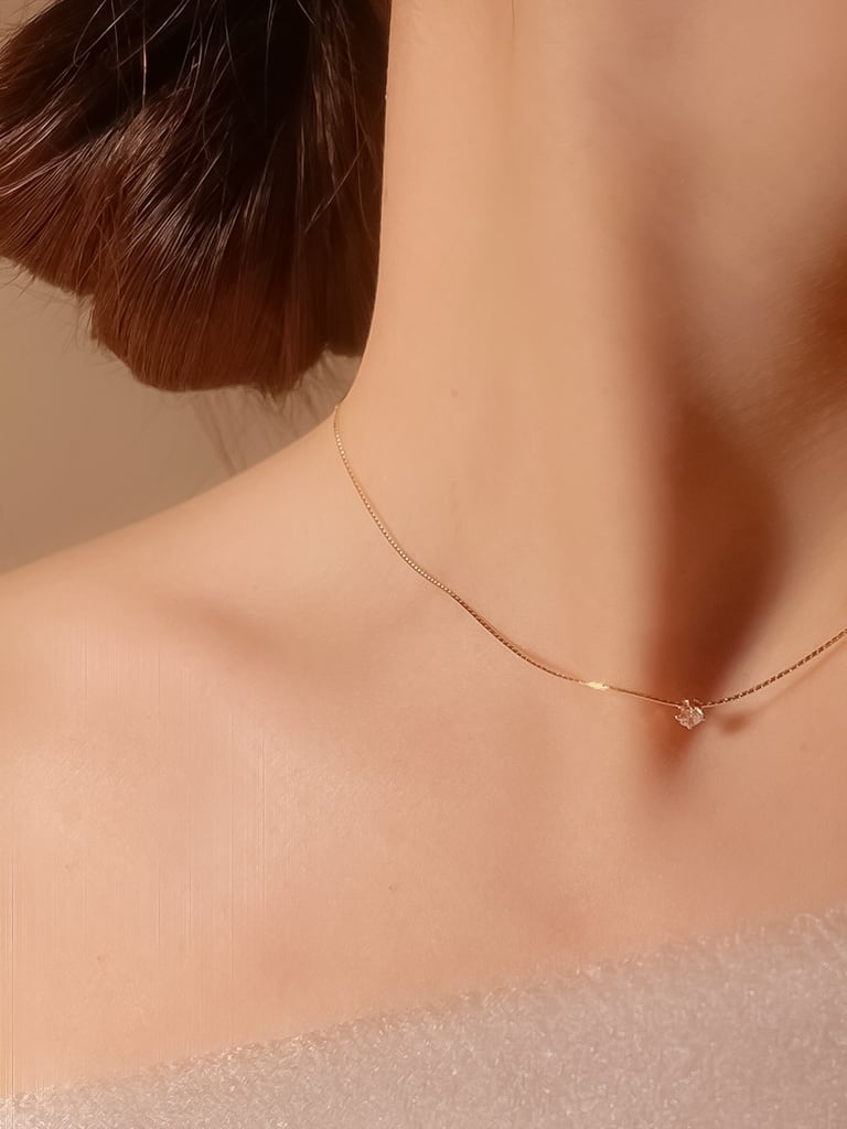 1 stone neck（Silver 925）
