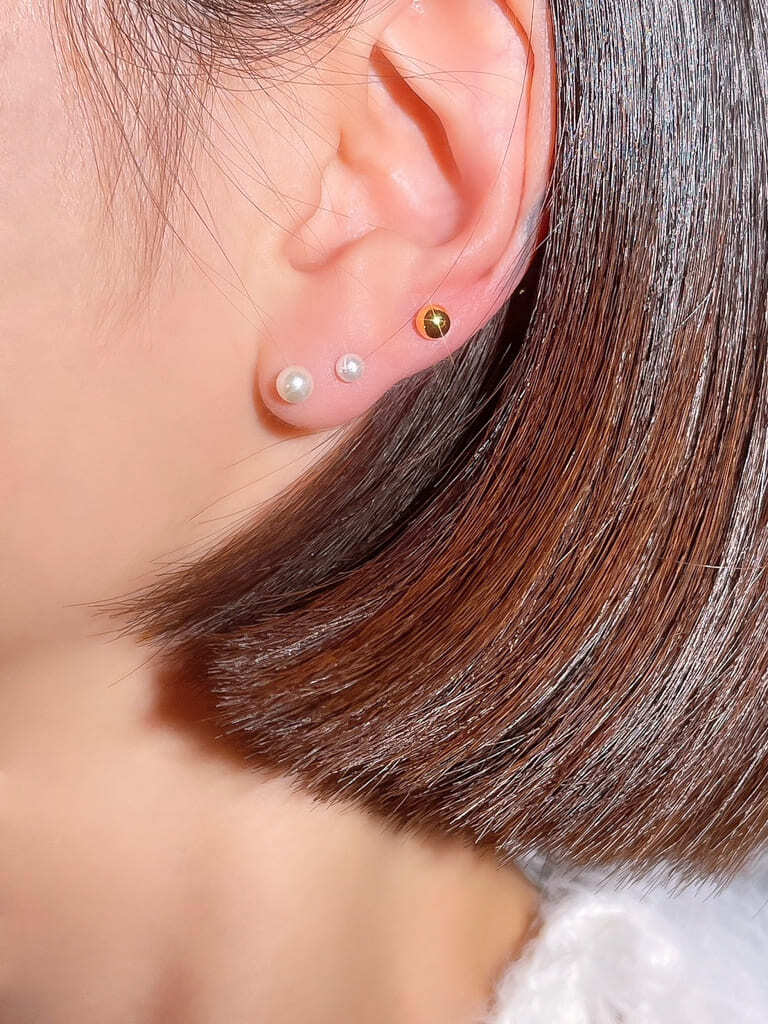 【お得セット】Pearl Dots 3 set (金属アレルギー対応)