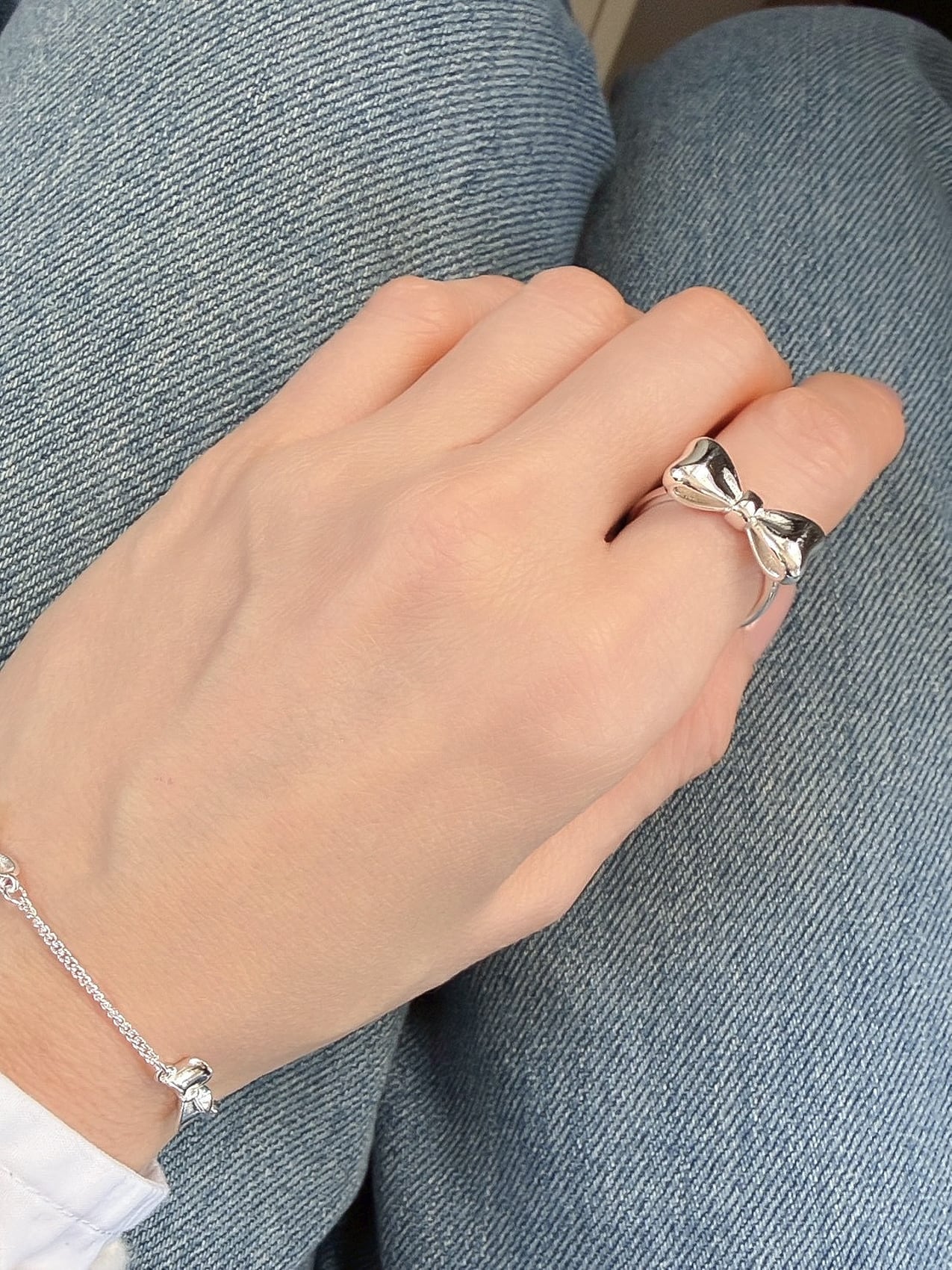 Bow ribbon ring（Silver 925） – at3