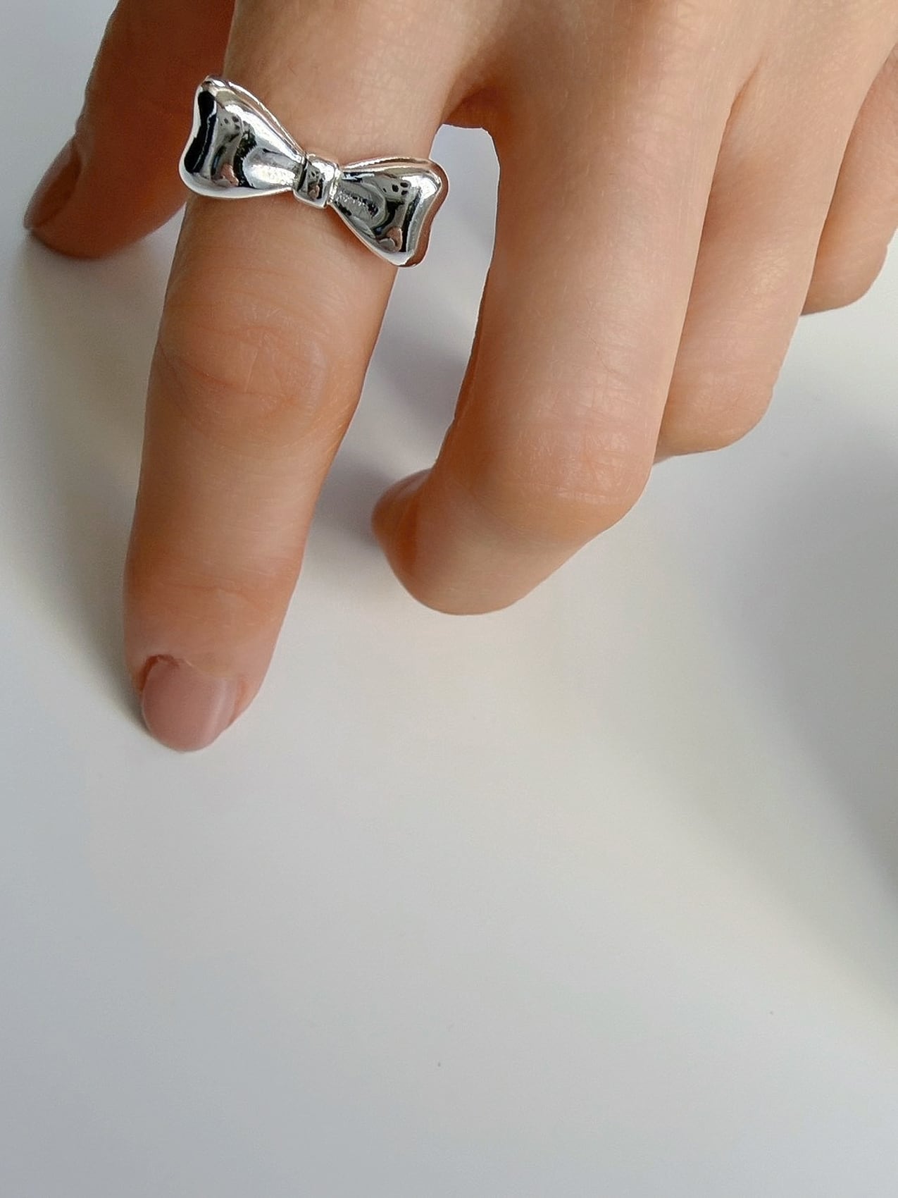 Bow ribbon ring（Silver 925） – at3