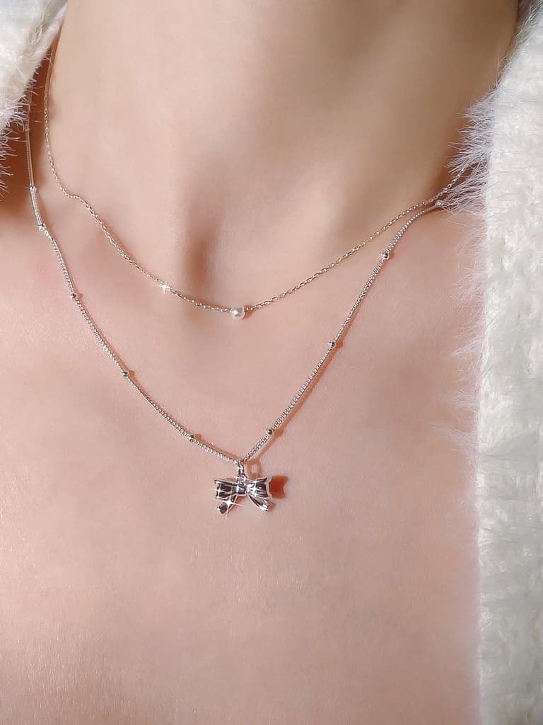 (set10%off)B ribbon セット (Silver 925）