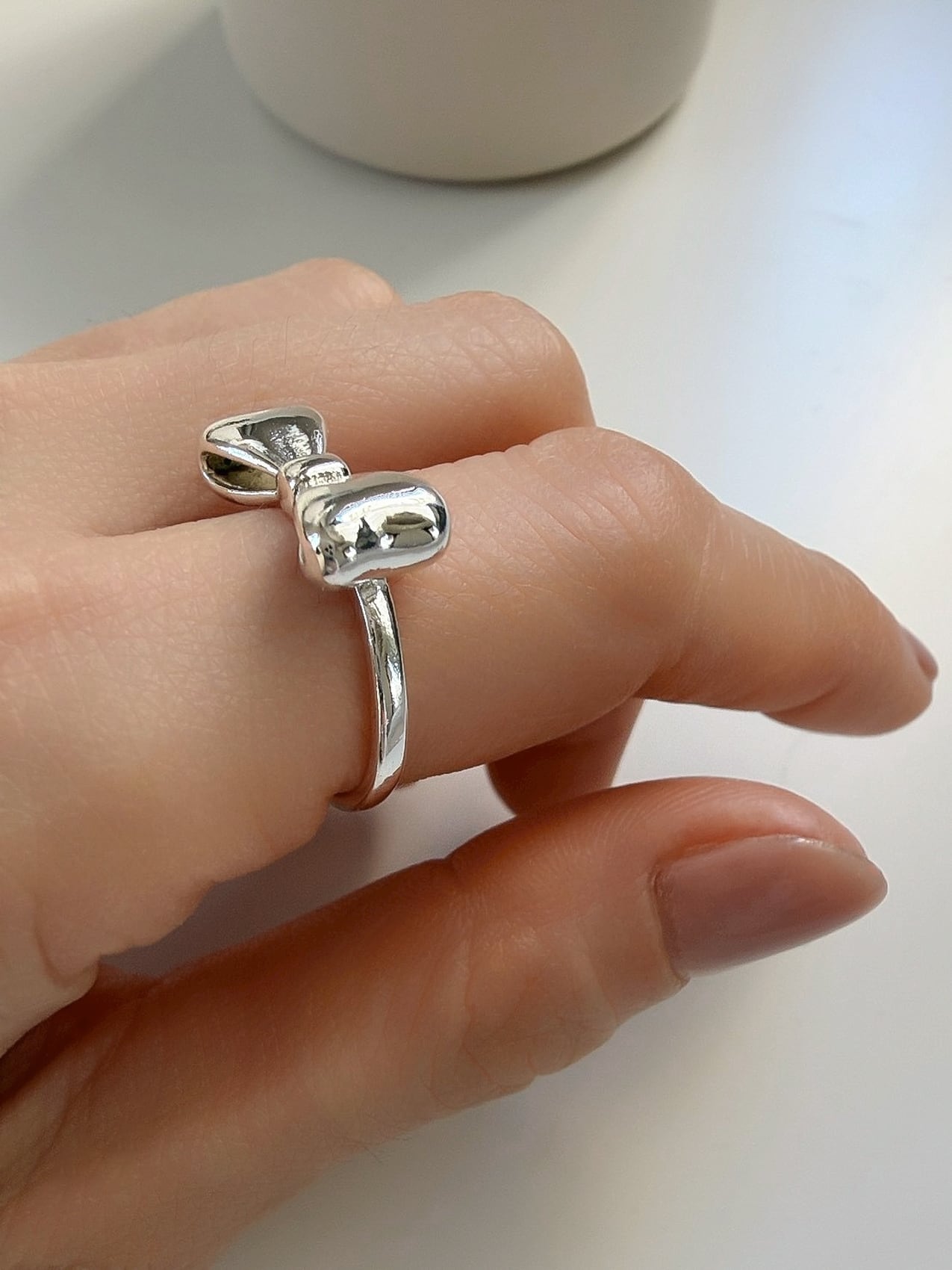 Bow ribbon ring（Silver 925） – at3