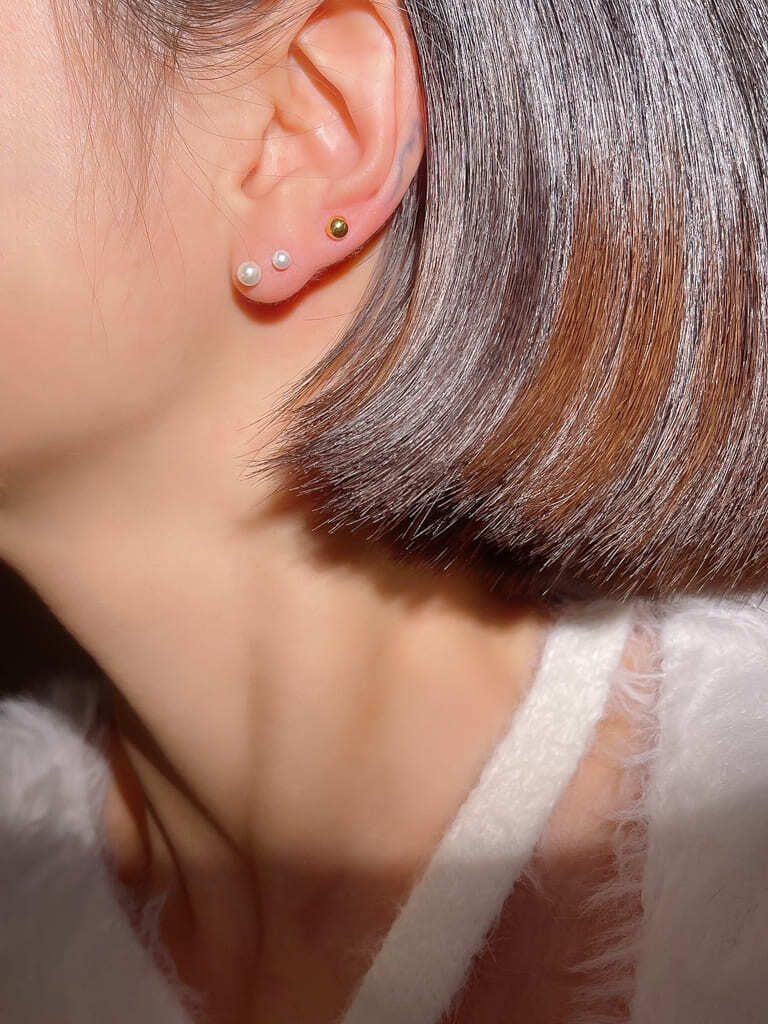 【お得セット】Pearl Dots 3 set (金属アレルギー対応)