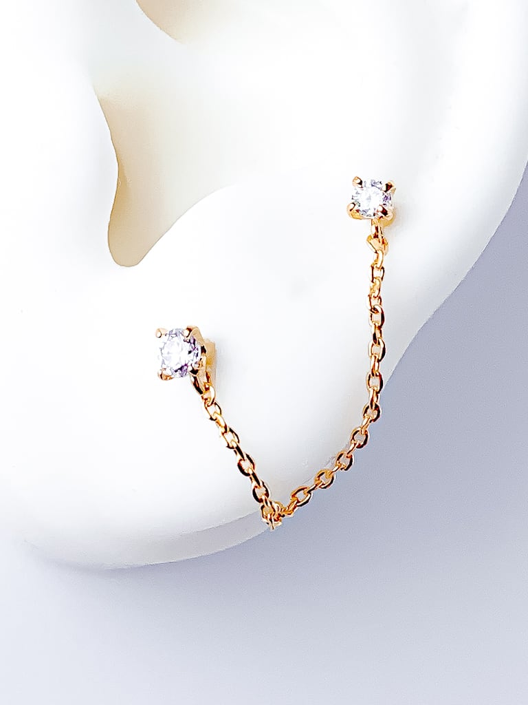 Double stone chain (金属アレルギー対応)