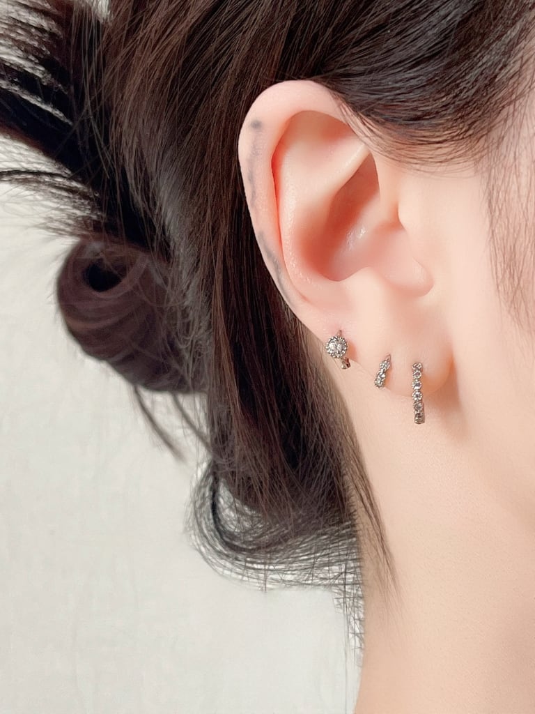 【お得セット】 Crystal hoop 3 set
