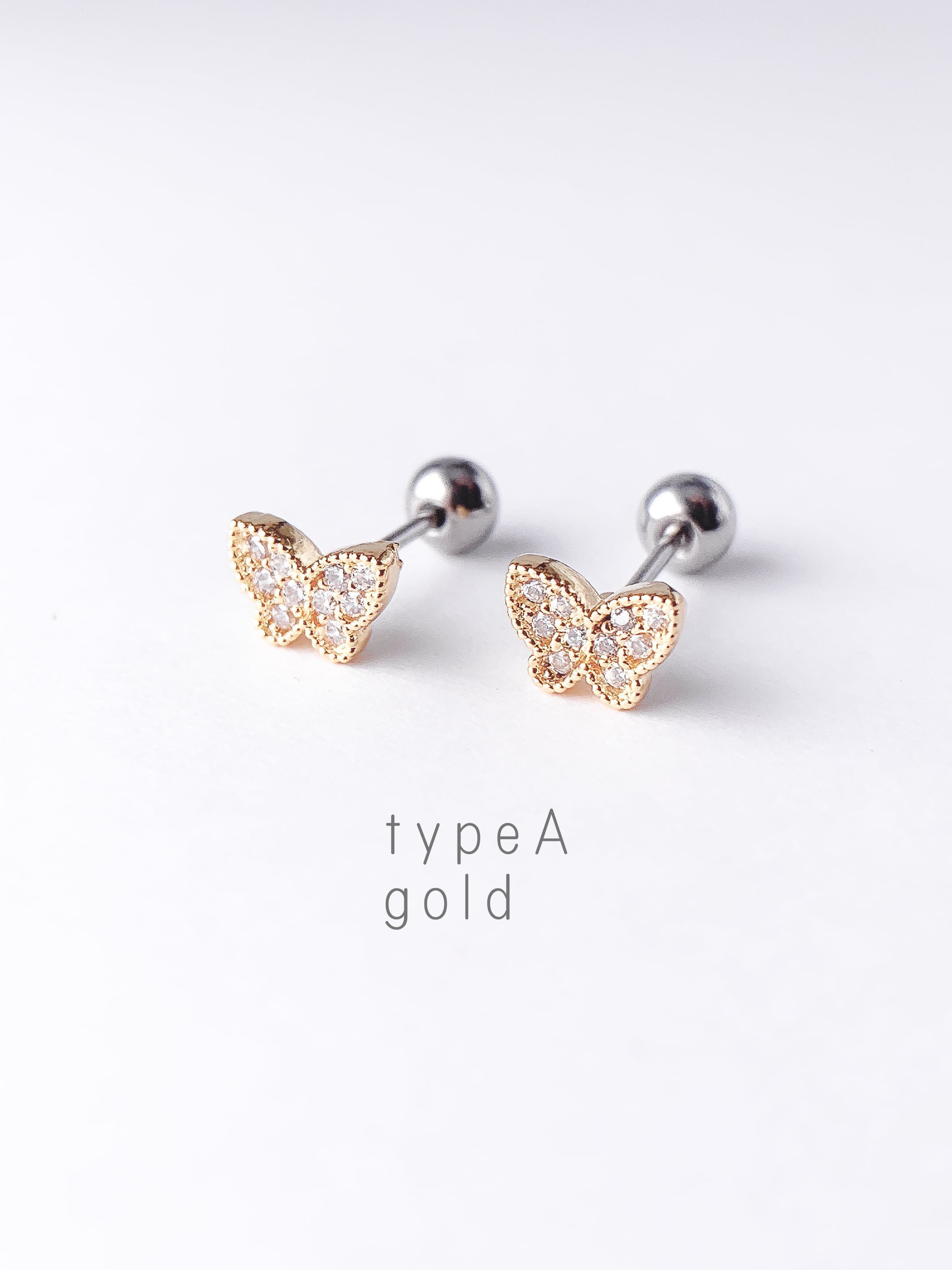 Crystal Butterfly (金属アレルギー対応)