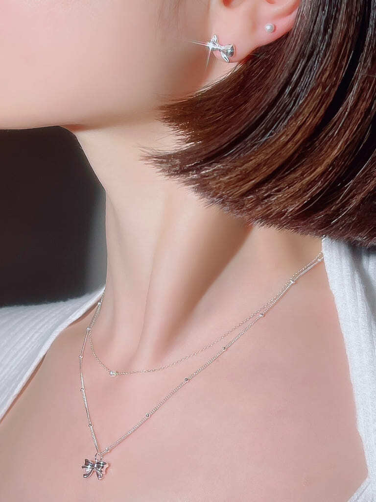 (set10%off)B ribbon セット (Silver 925）