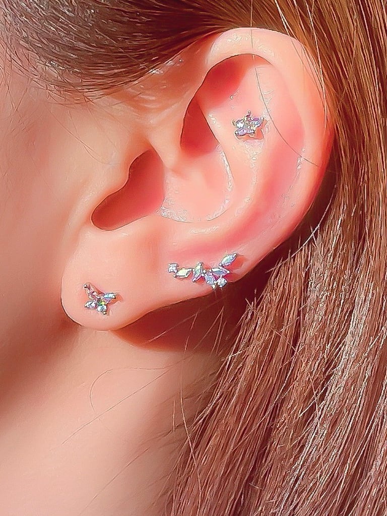 Crystal leaf (金属アレルギー対応)