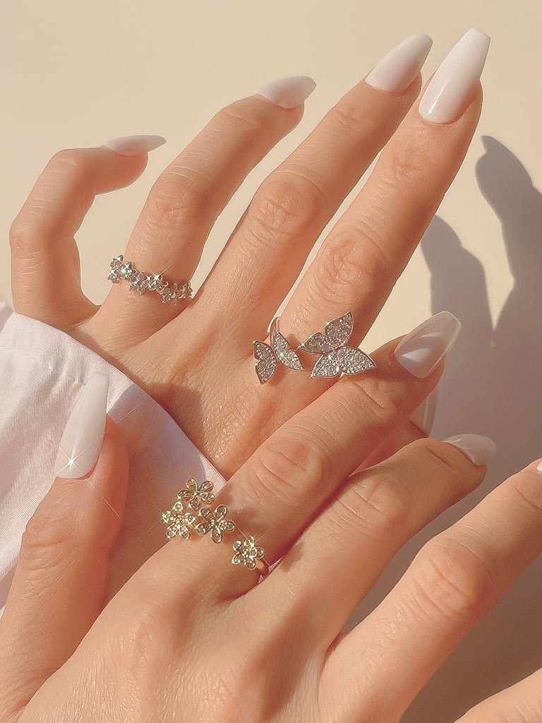 4 flower ring