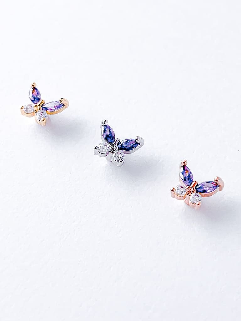 Purple crystal nabi (金属アレルギー対応)