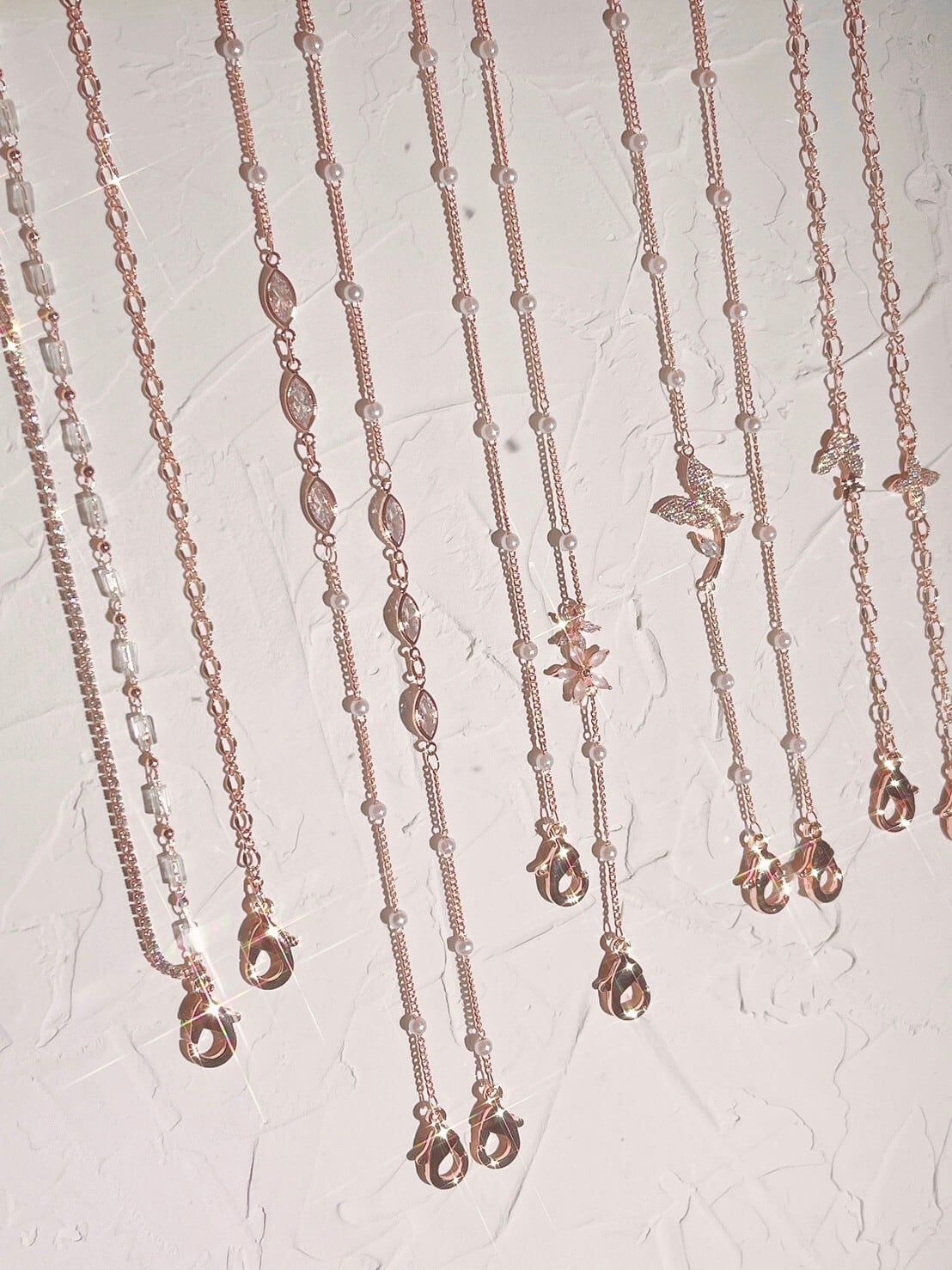 【マスクチェーン】Crystal triple chain
