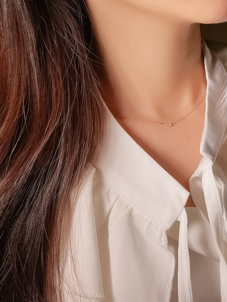 1 stone neck（Silver 925）