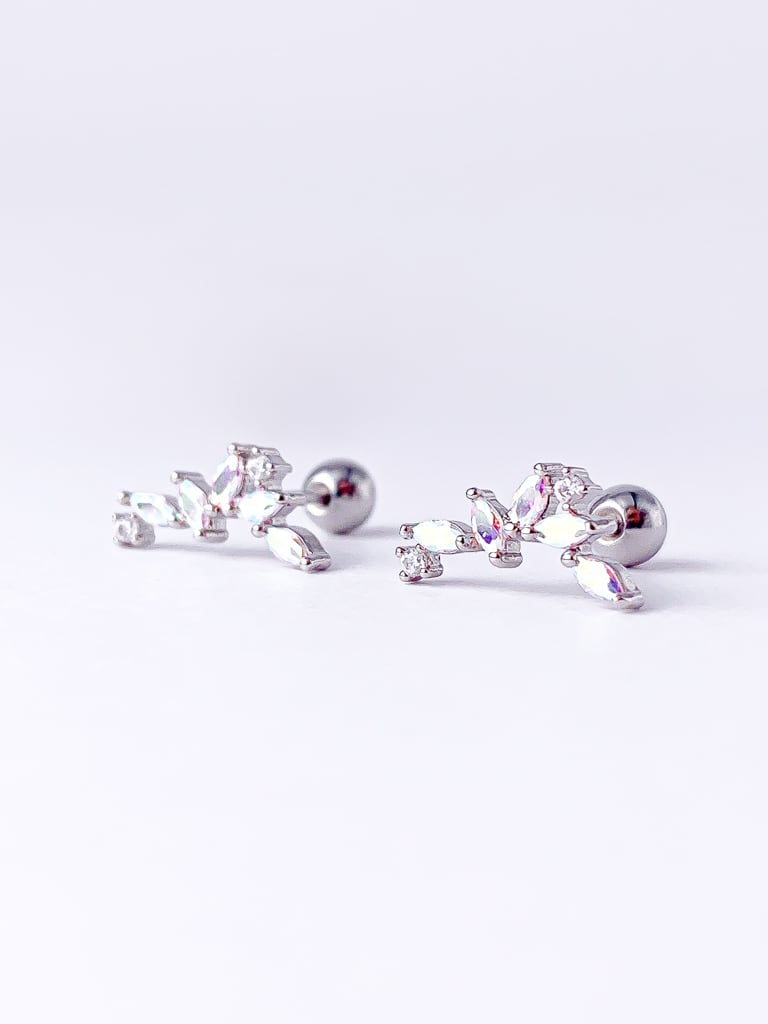 Crystal leaf (金属アレルギー対応)