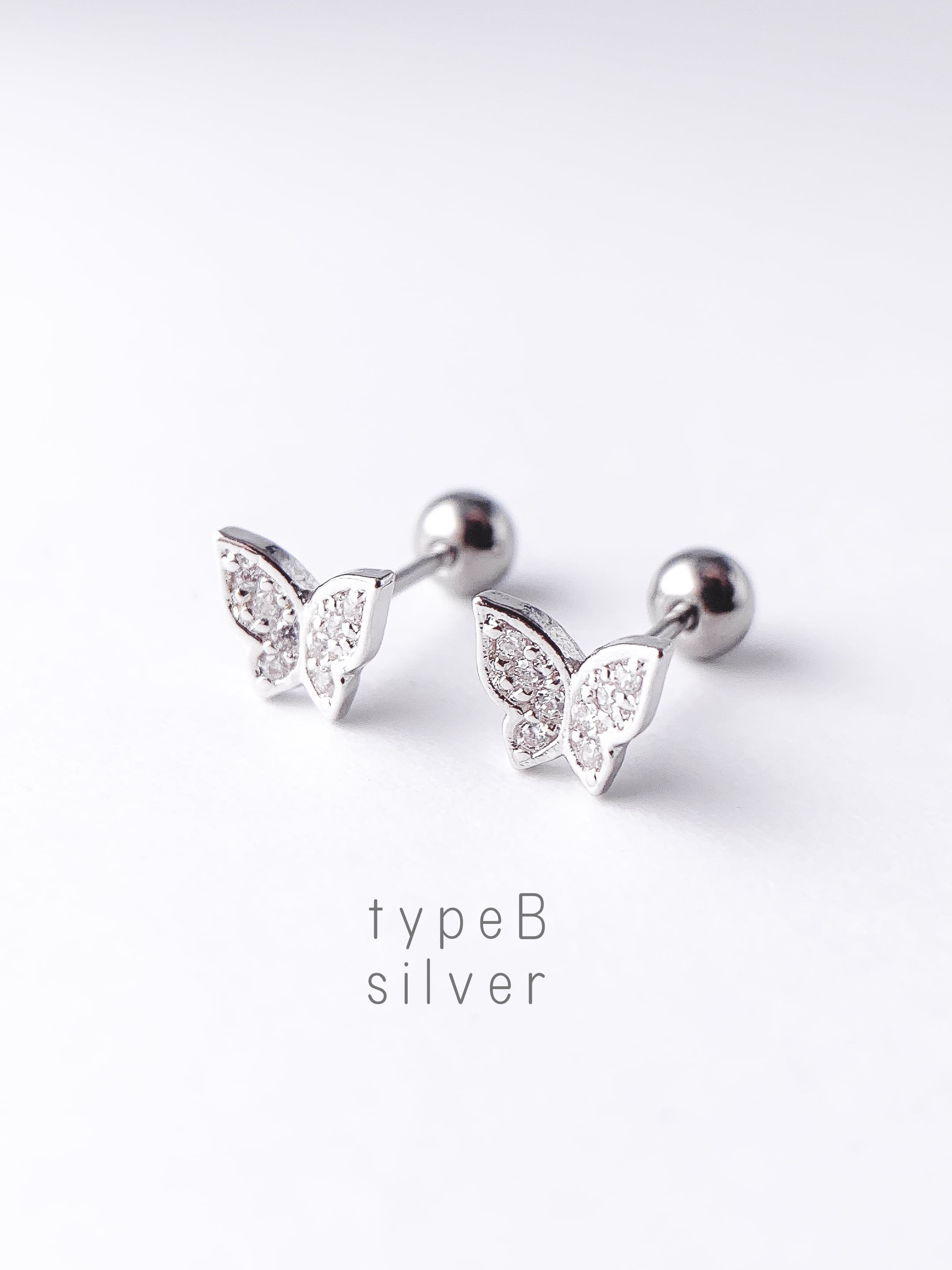 Crystal Butterfly (金属アレルギー対応)
