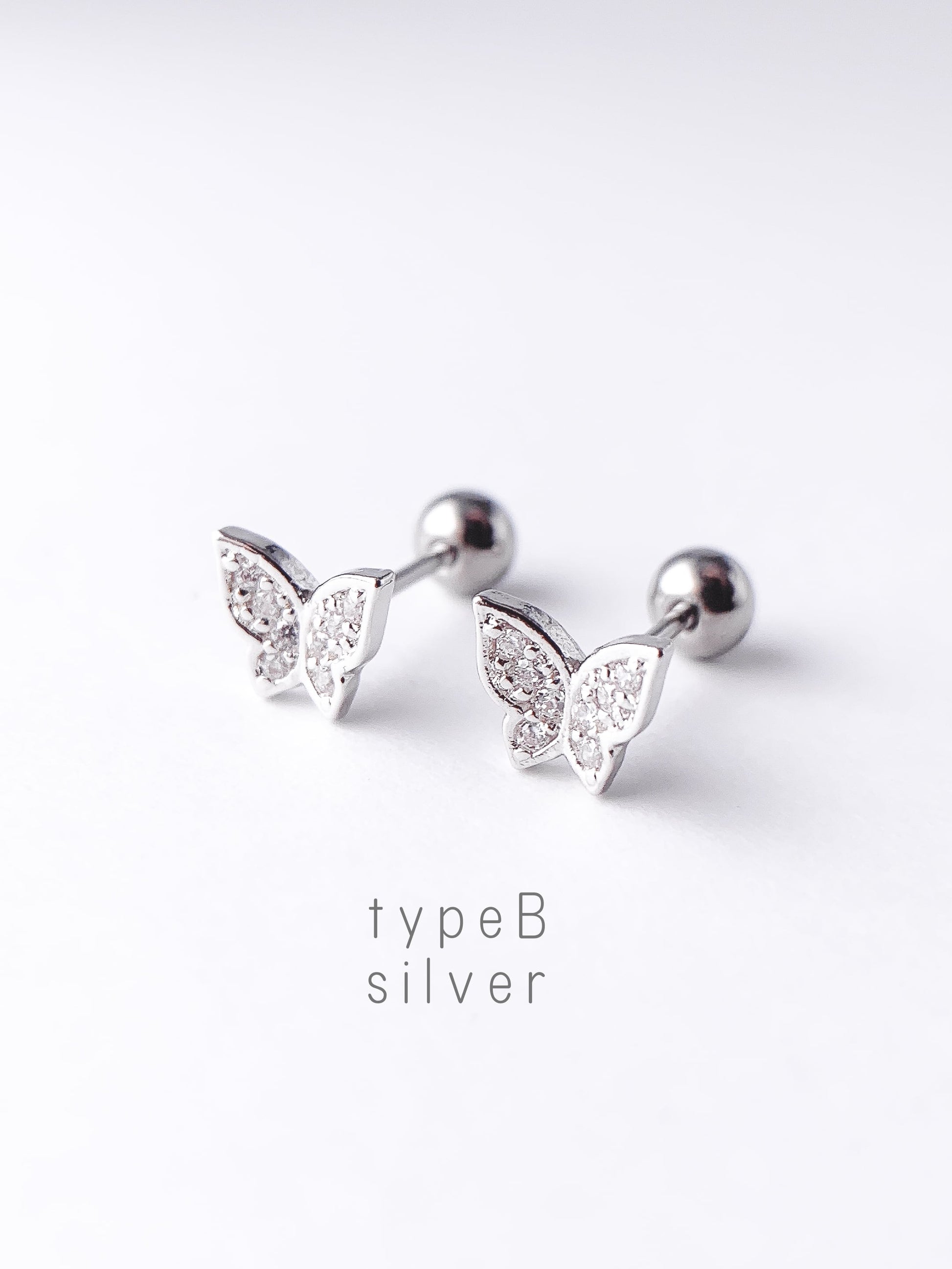 Crystal Butterfly (金属アレルギー対応)