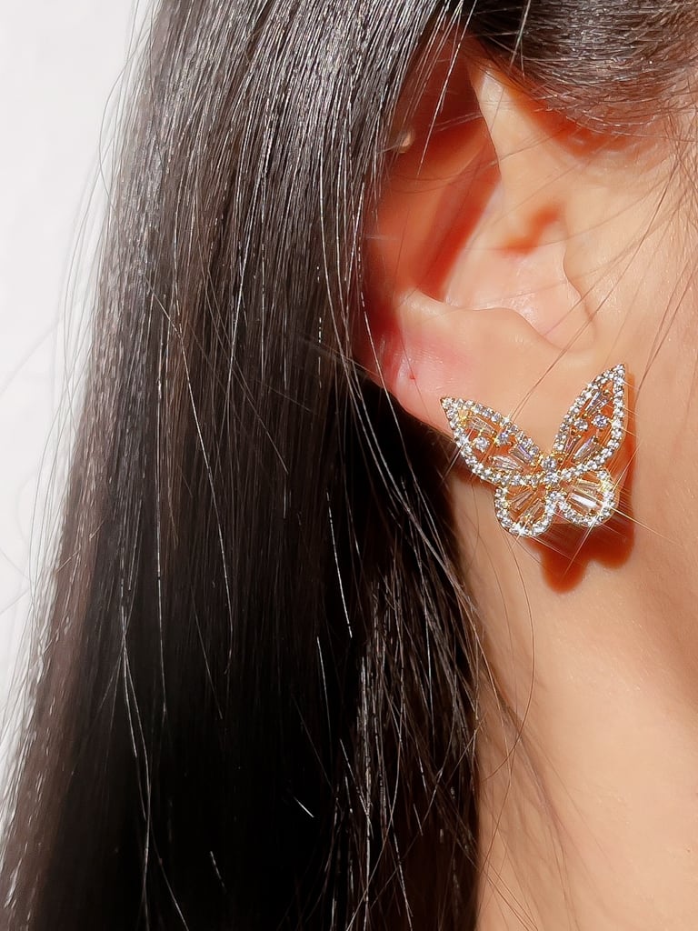 Crystal Butterfly (M size／金属アレルギー対応Ver.）