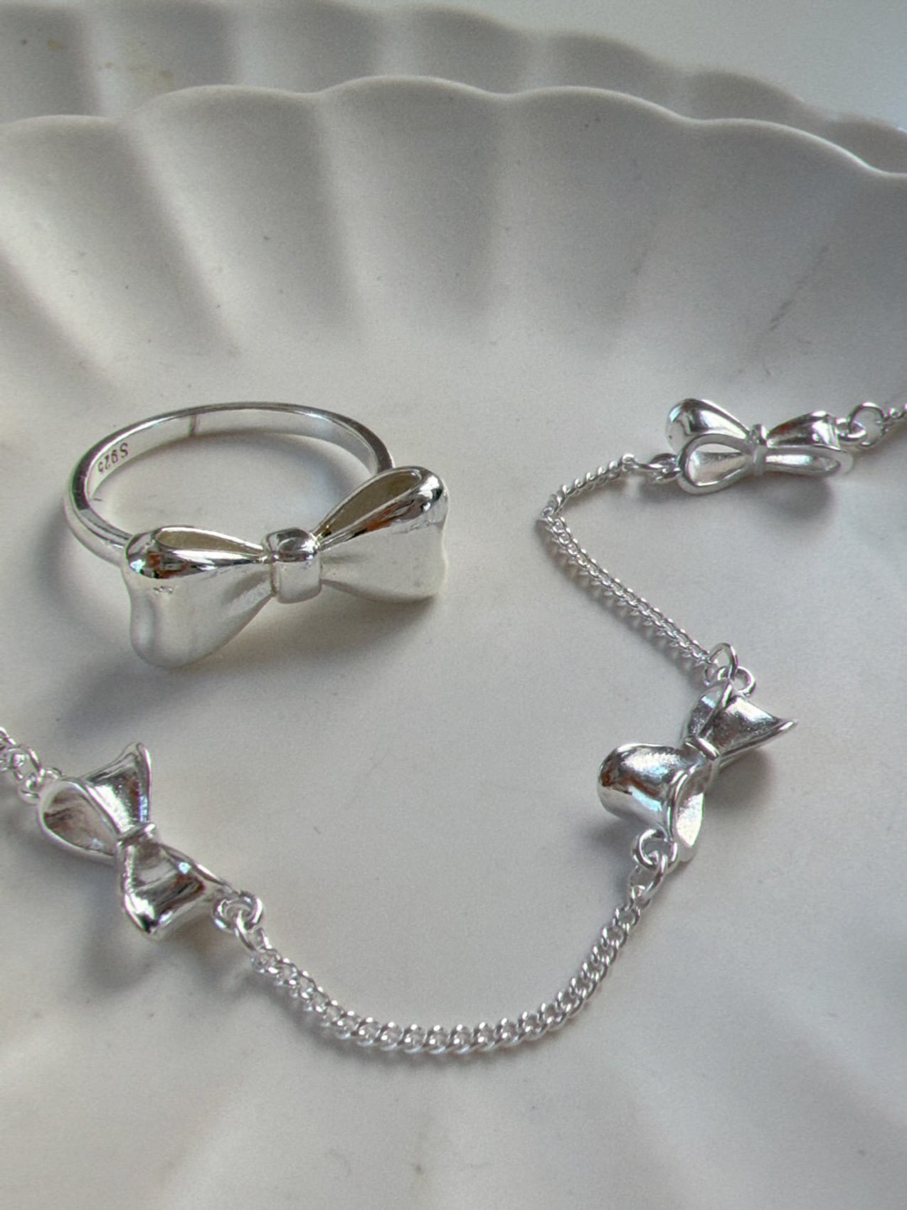 Bow ribbon ring（Silver 925） – at3