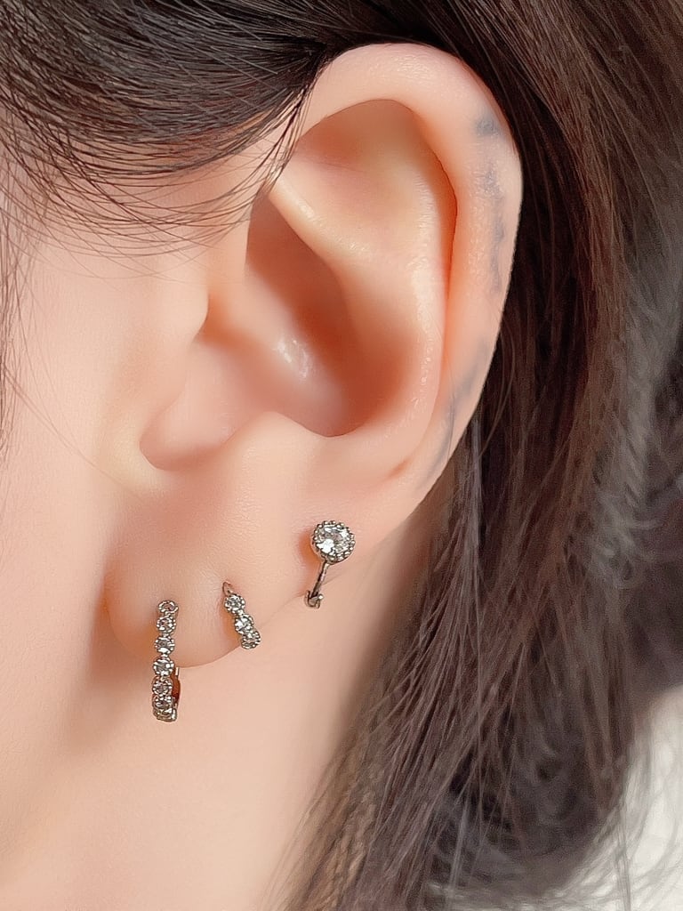 【お得セット】 Crystal hoop 3 set