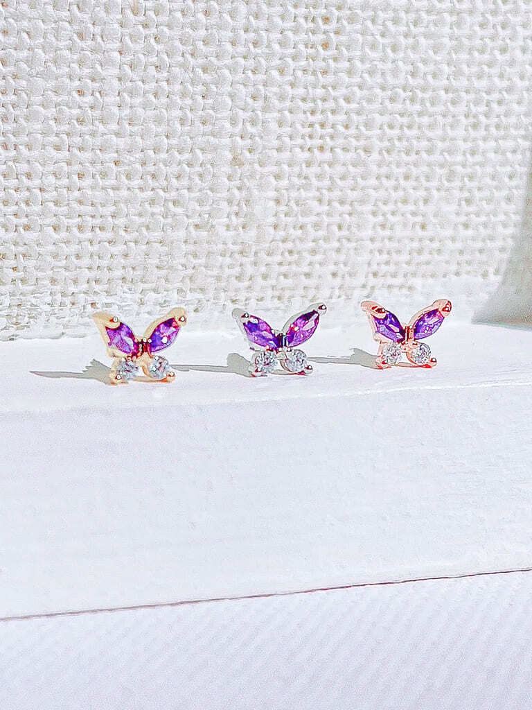 Purple crystal nabi (金属アレルギー対応)