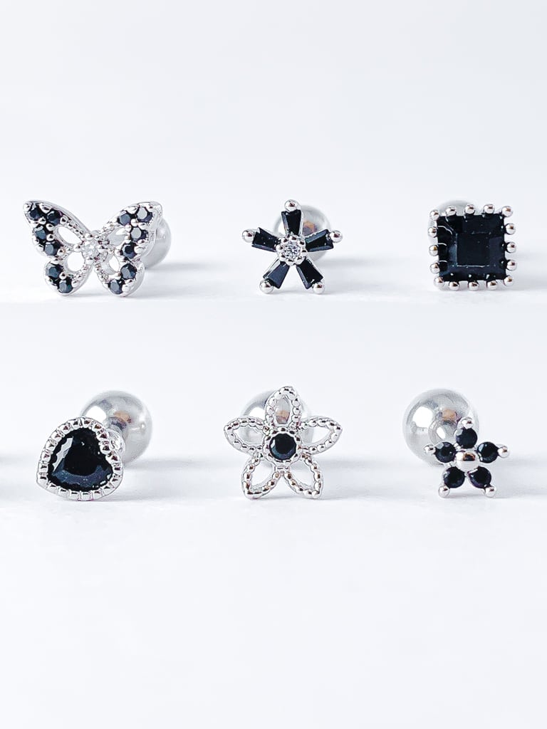 Black 6 set (金属アレルギー対応)
