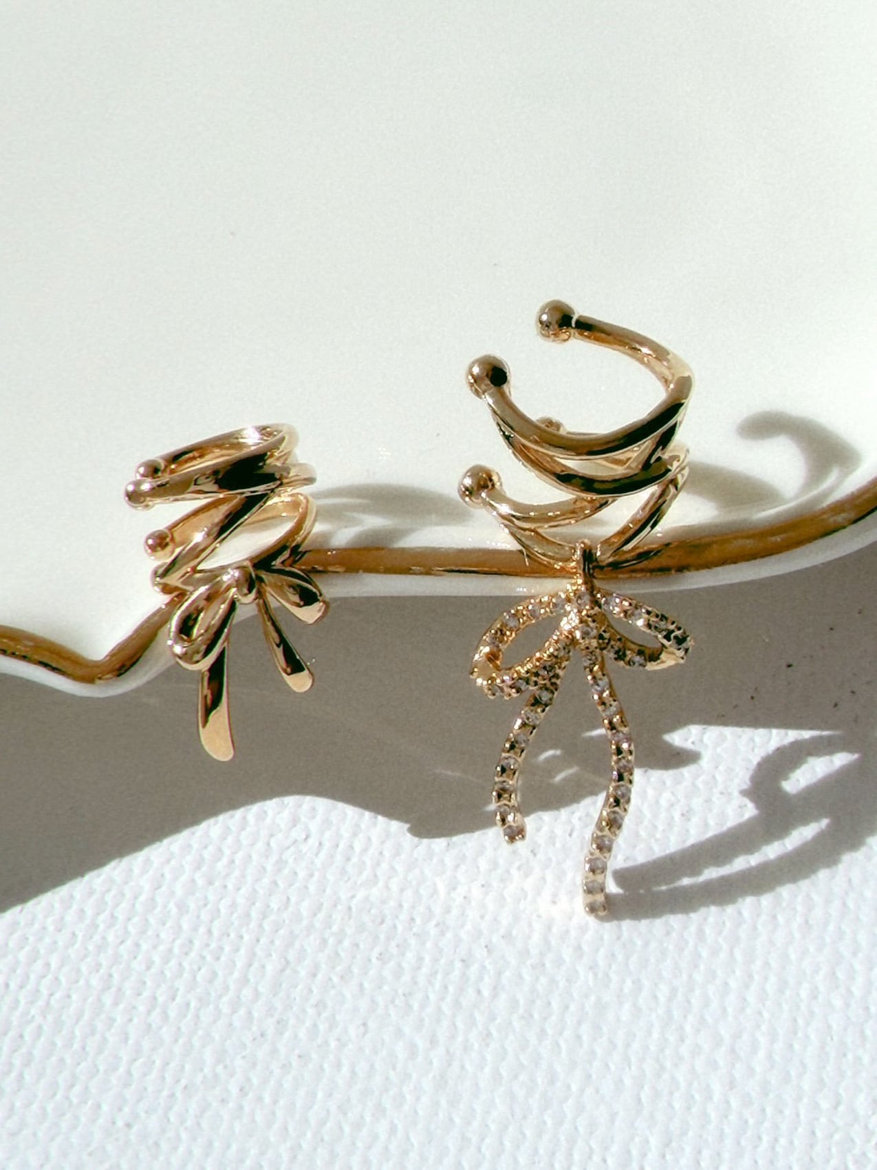 Ribbon cuff (イヤーカフ)