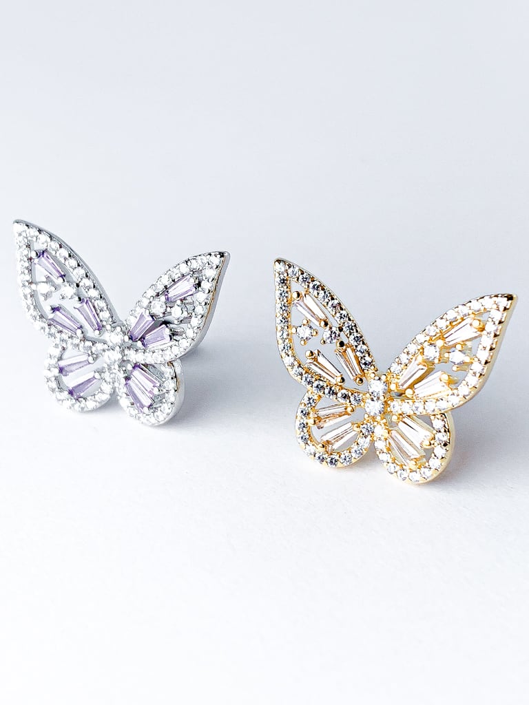 Crystal Butterfly (M size／金属アレルギー対応Ver.）