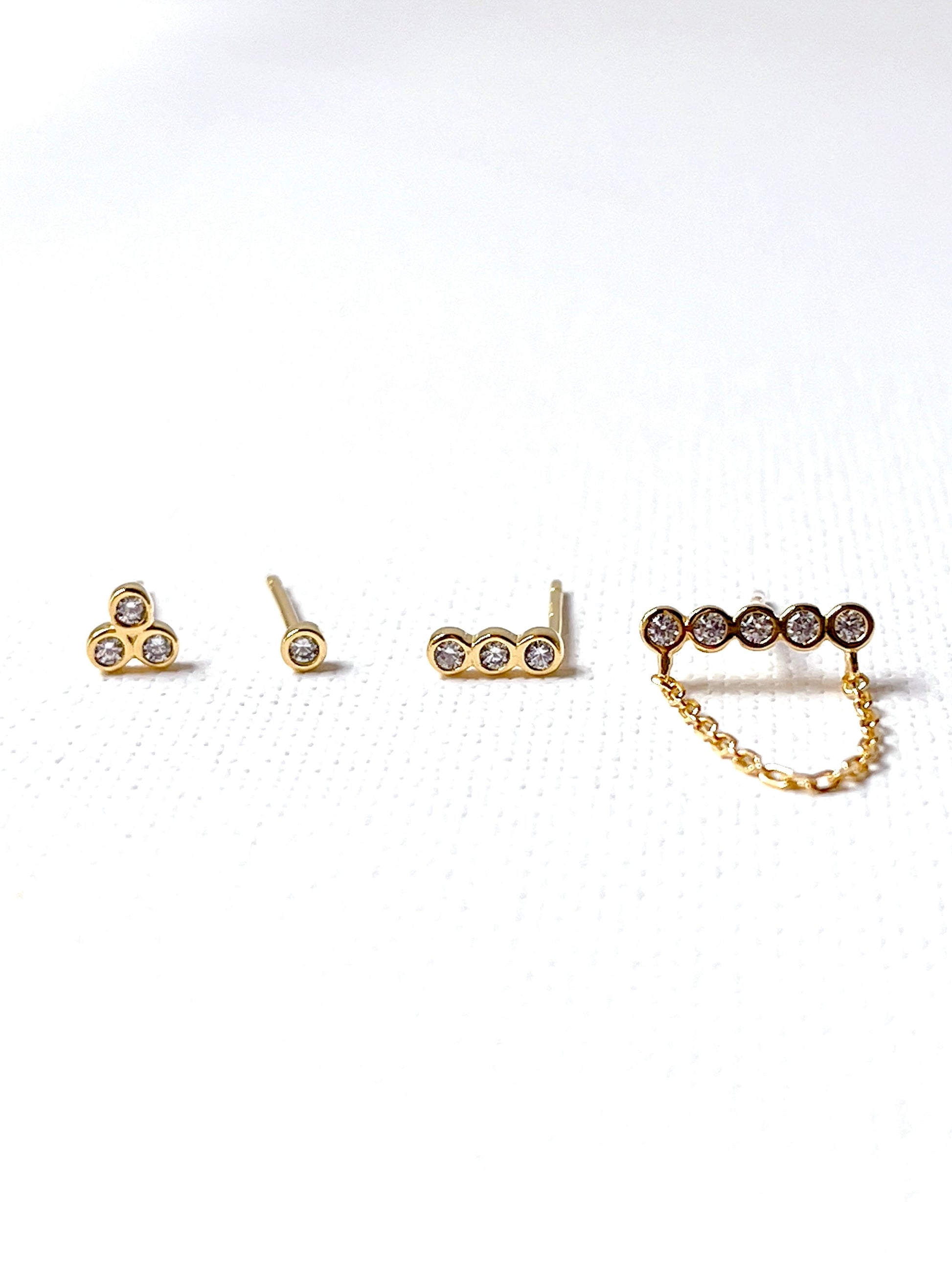 Dot chain 4 set (Silver 925）
