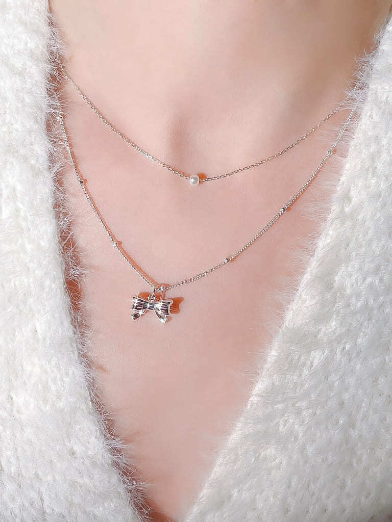 B ribbon neck（Silver 925）