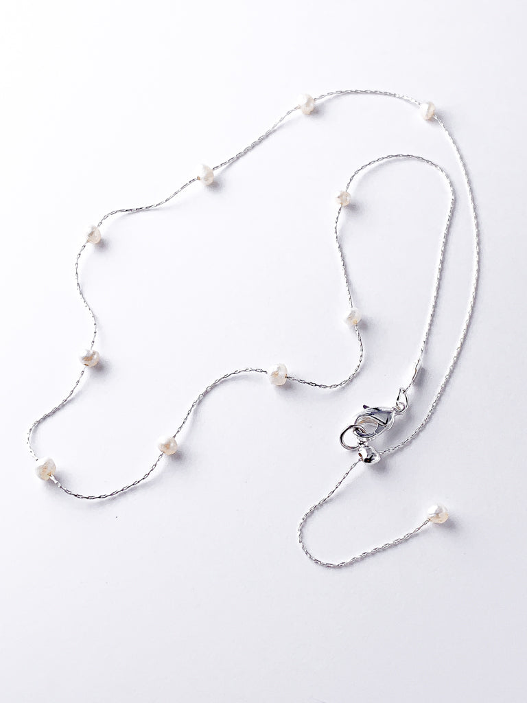 Thin pearl neck Ⅱ (淡水真珠)